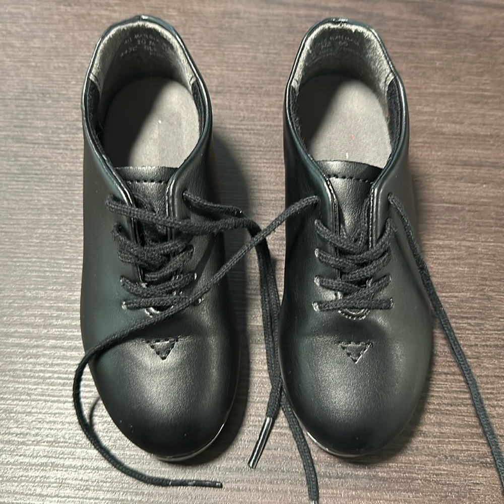 Black Oxford Capezio Tap Shoes 10M